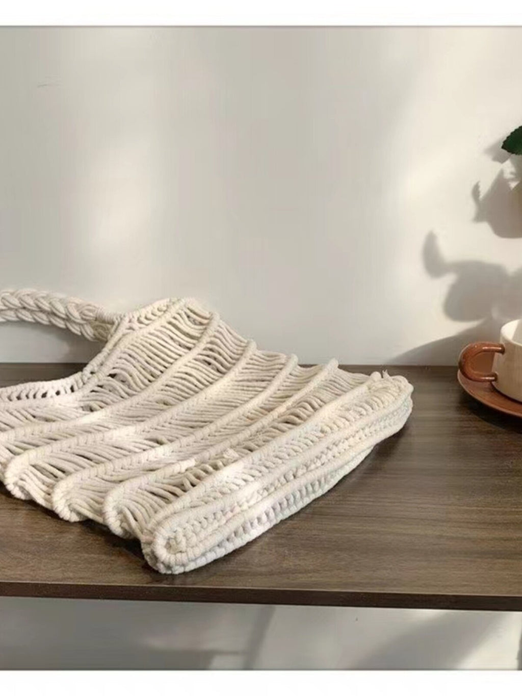 Handmade Crochet Straw Woven Hollow Out Beach Bag, Fashionable Single Shoulder Bag for Women, Summer Essential