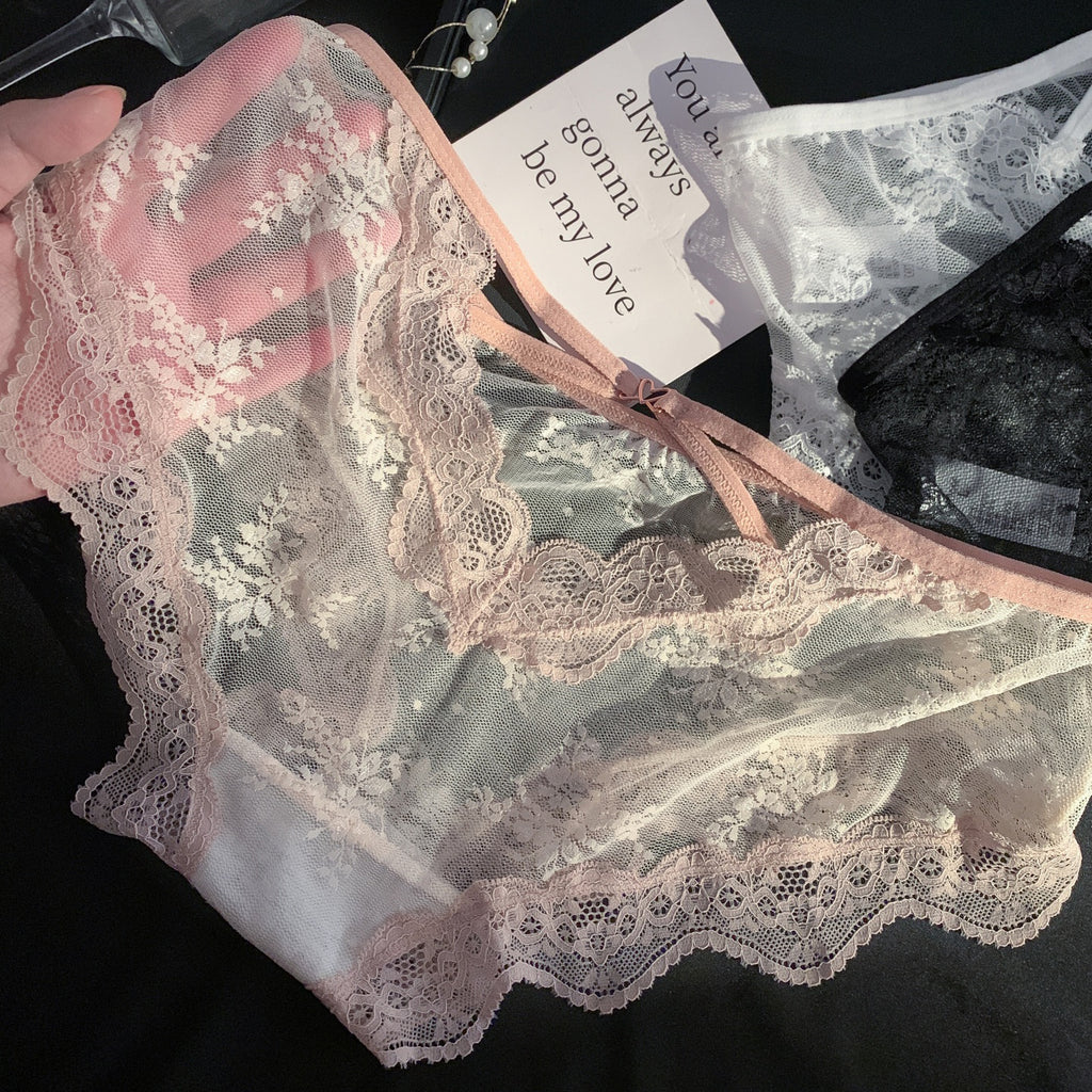 High-End Lace Sexy Women's Underwear - Pack of 3