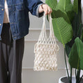 Handmade Woven Bag, Unisex Eco-friendly Tote, Beach Straw Shopping Basket, Storage & Carry-all