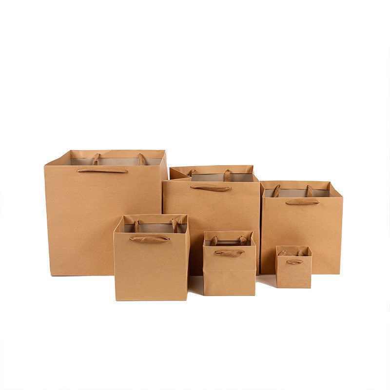 10pcs-Square Gift Bags, Birthday Party Favor Bags, Paper Tote Bags with Handle
