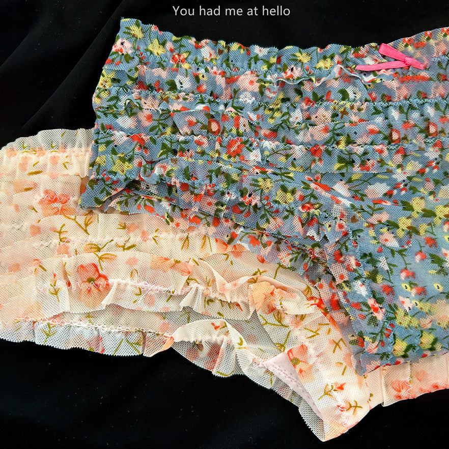 Sweet & Sexy Low-Rise Panties with Breathable Cotton Gusset - 7-Pack