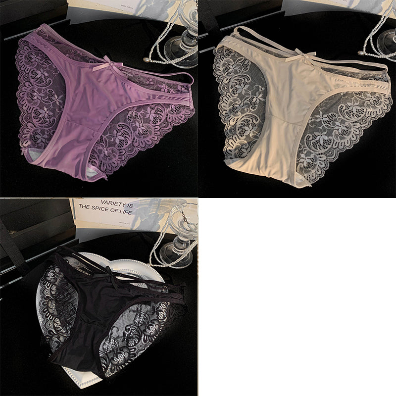 Lace Sexy Women's Underwear - Pack of 3