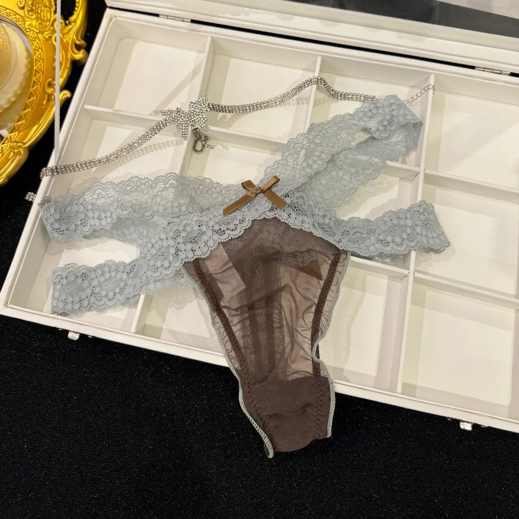 Sexy Lace Panties with Twin Ring Waistband - Stylish & Comfortable, 6-Pack