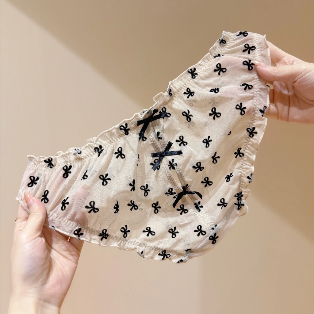 French romantic lace sexy underpants- 3-piece set